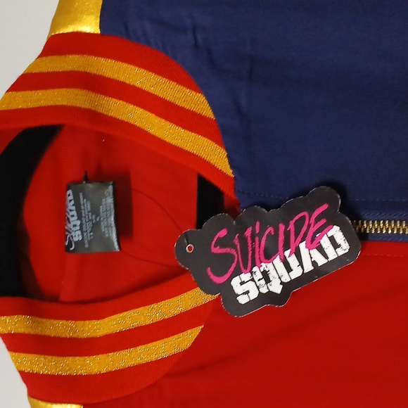 Harley Quinn Joker Jacket - Red and Blue, suicide squad, sz XL, new with tags - Picture 6 of 9